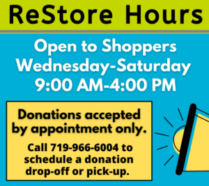 ReStore Hours & Donations